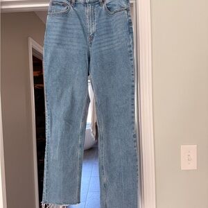Abercrombie & Fitch Light Blue Straight Leg Jeans